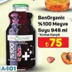 BENORGANİC %100 MEYVE SUYU 946 ML BENORGANİC %100 MEYVE SUYU 946 ML